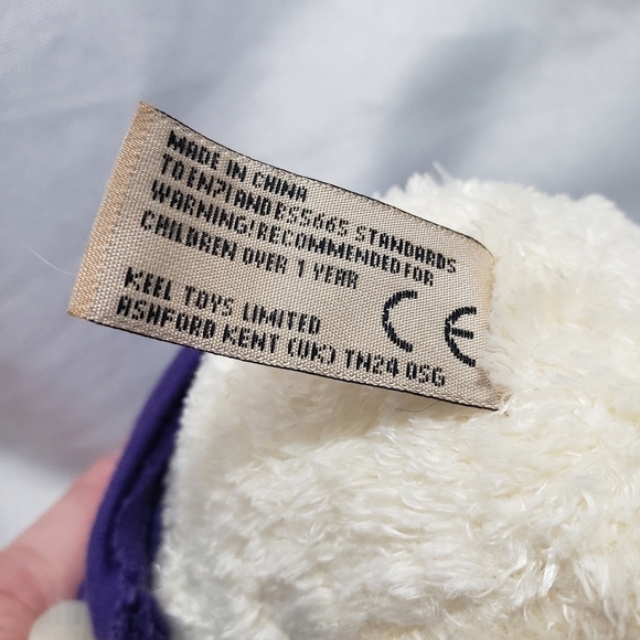 Lamb Plush Madame Toussaud's London Collectible 5.5 Inch Purple T-Shirt Soft - Picture 6 of 7